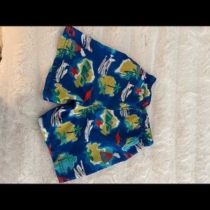 Boys mini Boden swim trunks